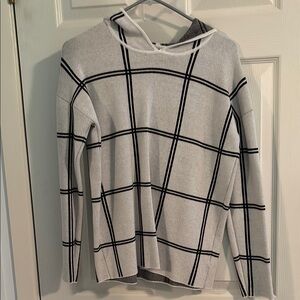 Stylish White and Black Women's Sweater
